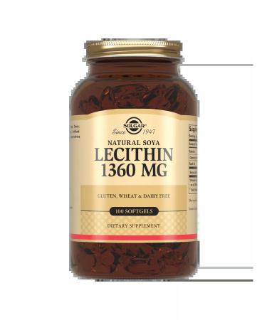 SOLGAR Natural soy lecithin 100 pcs