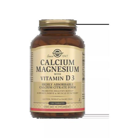 SOLGAR Calcium - magnesium with vitamin D3 150pcs
