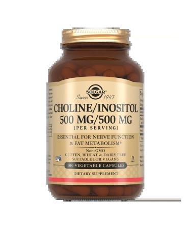 SOLGAR Choline inositol 500 mg 500 mg 100pcs