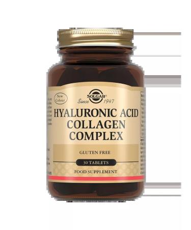 SOLGAR Collagen and hyaluronic acid complex 30pcs