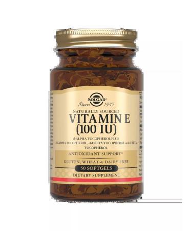 SOLGAR Vitamin E 100 IU 50pcs