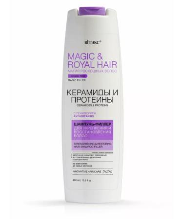 Vitex Ceramides and proteins shampoo 400 ml of hair filler - Buy Online on GoSupps.com