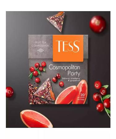 Tea "Tess Cosmopolitan Party" 20 pyramids*4pcs