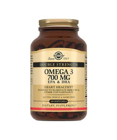 SOLGAR Double Omega-3 700mg EPK and DGK 60 pcs