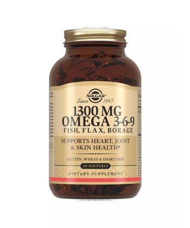 SOLGAR Fatty acid complex 1300 mg omega Z-6-9 60 pcs