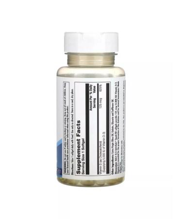 KAL Vitamin D3 5000 D3 D-3 5000 IU 125MCG 90 capsules - Buy Online on GoSupps.com