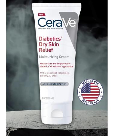 CeraVe Moisturizer for dry skin with urea and blueberry