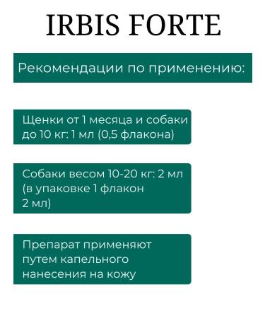 Irbis Biocaples from fleas and ticks for puppies - Buy Online on GoSupps.com