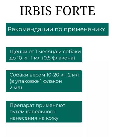 Irbis Biocapas from fleas and ticks for dogs of small breeds - Buy Online on GoSupps.com