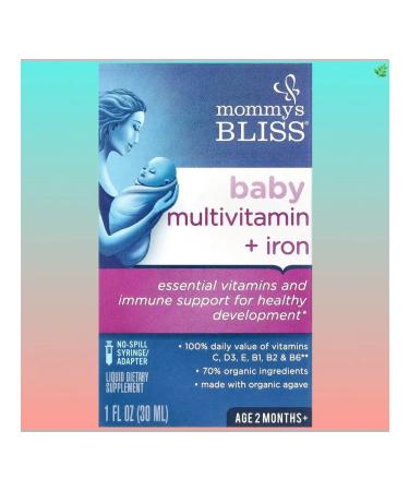 Mommy's Bliss Polyvitamins for children+ iron from 2 months 30 ml