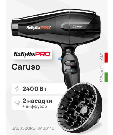 BaByliss PRO Caruso Bab6520re with a diffuser BABD11E