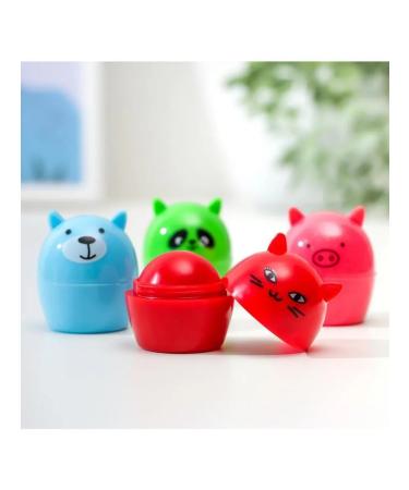 Romantic Bear Lip balm "Beast" mix of flowers and aromas 24 pcs - Buy Online on GoSupps.com