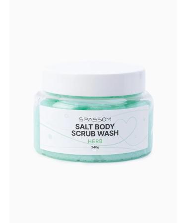 SPASSOM Salt body scrub with oils 240 grams - Buy Online on GoSupps.com