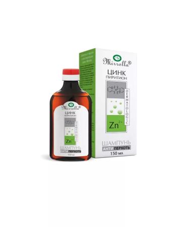 MIRROLLA Shampoo against dandruff with zinc pyricon 150 ml (2 pcs) - Buy Online on GoSupps.com