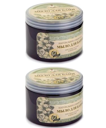 Grandma Agafia's Recipes Soap for a bathhouse black for hair and body liquid 500ml 2pcs - Buy Online on GoSupps.com