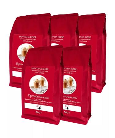 Montana coffee Coffee in the grains of Montana Irish cream (5*500 g) gr.