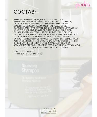 Loma Nourishing hair shampoo 1000 ml - Buy Online on GoSupps.com