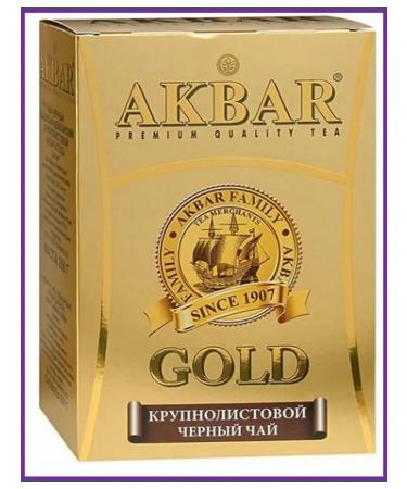 Akbar Gold Black Akbar 250 g. Ceylon large -leaf - Buy Online on GoSupps.com