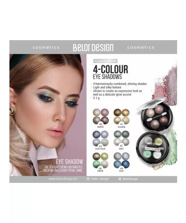 Belor Design Eye Shadows Palette are golden pearl tone 41 - Buy Online on GoSupps.com