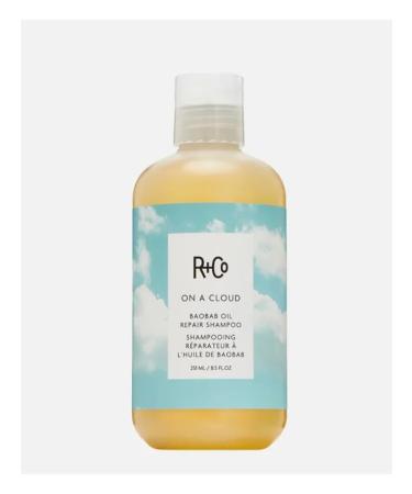 RCO Restoring hair shampoo on a cloud