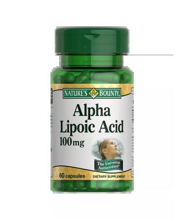 Nature's Bounty Alpha-lipoic acid 100 mg 60 pcs