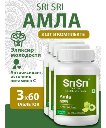 ZhivZdravSnab AMLA Sri Sri Amla Sri Sri 60 tab. 3 pcs
