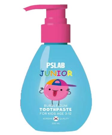 PSLAB Junior Bubble Gum Children's toothpaste Babb Gam 200ml