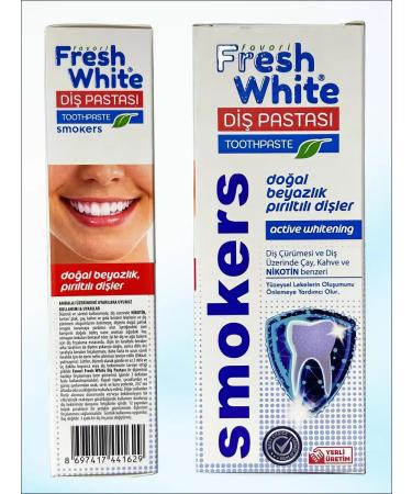 Turkish pasta Toothpaste whitening from caries and plaque set 4 pcs - Buy Online on GoSupps.com