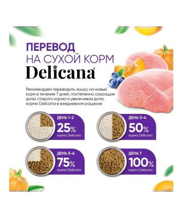 Delicana Cat food with sensitive digestion of turkey 8kg - Buy Online on GoSupps.com