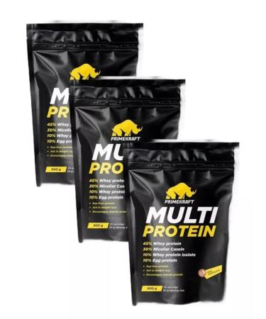 Prime Kraft Cocktail protein Multi Milk chocolate 900g 3pcs