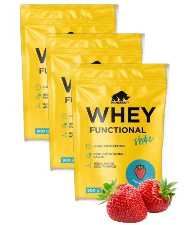 Prime Kraft Cocktail protein shake strawberries 900g 3pcs