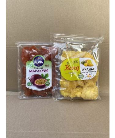 Nuts Village Pineapple and marakuya dried natural without sugar 1 kg