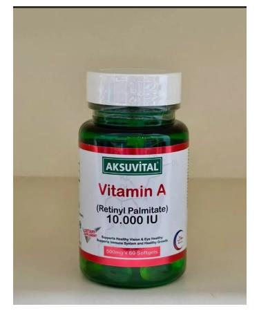 Vitamin A in capsules 10 000 - Buy Online on GoSupps.com