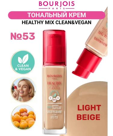 Bourjois Tonal Cream Healthy Mix Clean & Vegan tone 53W