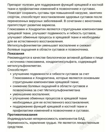 BIOFORTE Glucosamine chondroitin MSM 30 kaps 375 mg+300 mg+80 mg*2UP - Buy Online on GoSupps.com