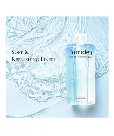 Torriden Hyaluronic water Molecular Hyaluronic Acid Cleansing Water - Buy Online on GoSupps.com