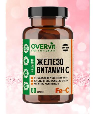 OVER Iron 13mg vitamin C 40 mg capsule No. 60