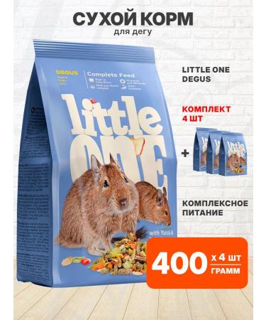 LITTLE ONE Dry ONE Degus food for Degu 400 g 4 pcs