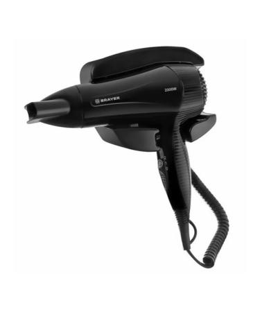 BRAYER Hair hair dryer BR3021BK 2000 watts plastic