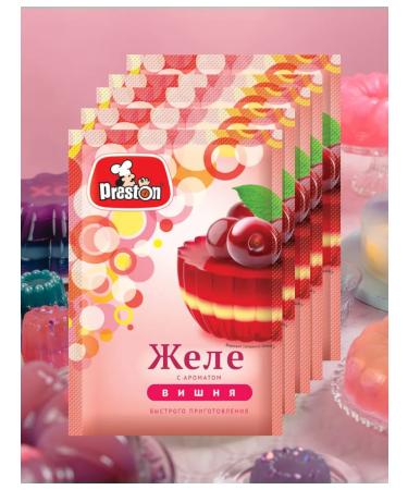 Preston Jelly with cherry taste 50 g 5 pcs - Buy Online on GoSupps.com