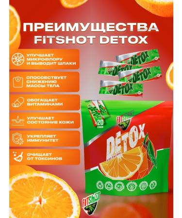 Fitshot Drainage detox drink for weight loss and purification - Buy Online on GoSupps.com