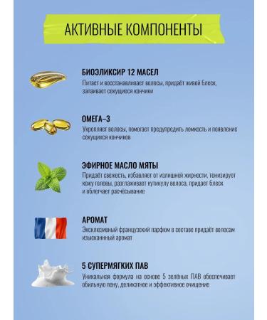 Shampoo 250 ml and oily hair balm 200 ml Beon - Buy Online on GoSupps.com