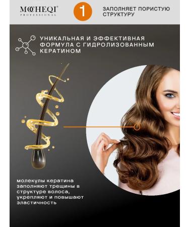 MOCHEQI Shampoo and hair balm with keratin - Buy Online on GoSupps.com