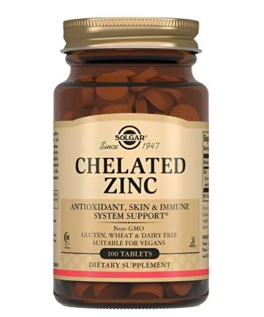 SOLGAR HELET Zinc 100 pcs tablets weighing 630 mg