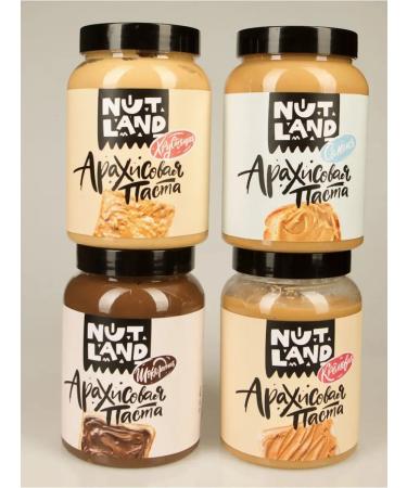 Nut Land Creamy peanut paste without sugar 1 kg - Buy Online on GoSupps.com