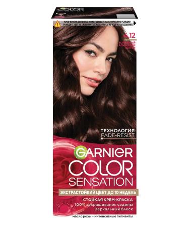 Garnier Cream for hair Color Sensation 4.12 - Buy Online on GoSupps.com