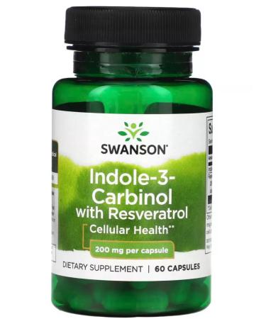 Swanson Antioxidant Indol 3 carbinol with resveratrol - Buy Online on GoSupps.com