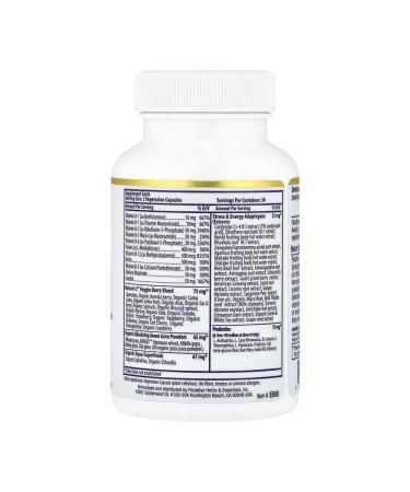 Paradise Herbs Complex of B vitamins B 60 capsules - Buy Online on GoSupps.com