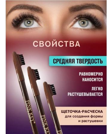RAJCOSMETICS Eyebrow pencil brown set - Buy Online on GoSupps.com