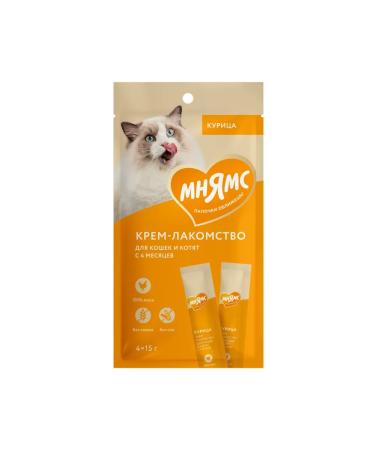 Mnyams Cream-stall for cats with chicken 4x15g